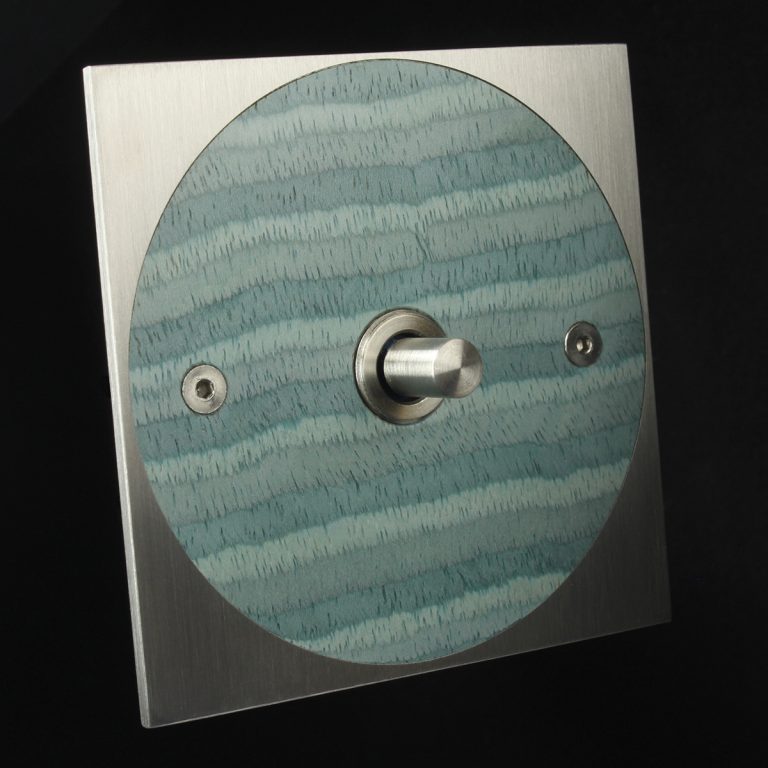 4 stainless steel + blue wave, dimmer